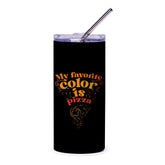 Pizza Lover Tumbler, My Favorite Color Is Pizza, Funny Foodie Gift, Unique Gift, Pizza Slice Design, Tumblers For Pizza Fan - Tawshia
